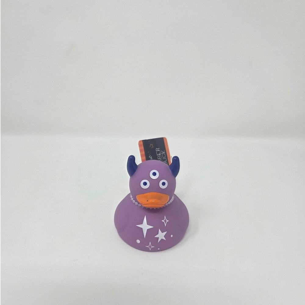 Purple Monster Halloween Rubber Duck